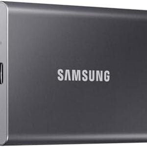 SAMSUNG T7 Portable SSD, 4TB External Solid State Drive, Speeds Up to 1,050MB/s, USB 3.2 Gen 2, Reliable Storage for Gaming, Students, Professionals, MU-PC4T0T/AM, Gray Electronics